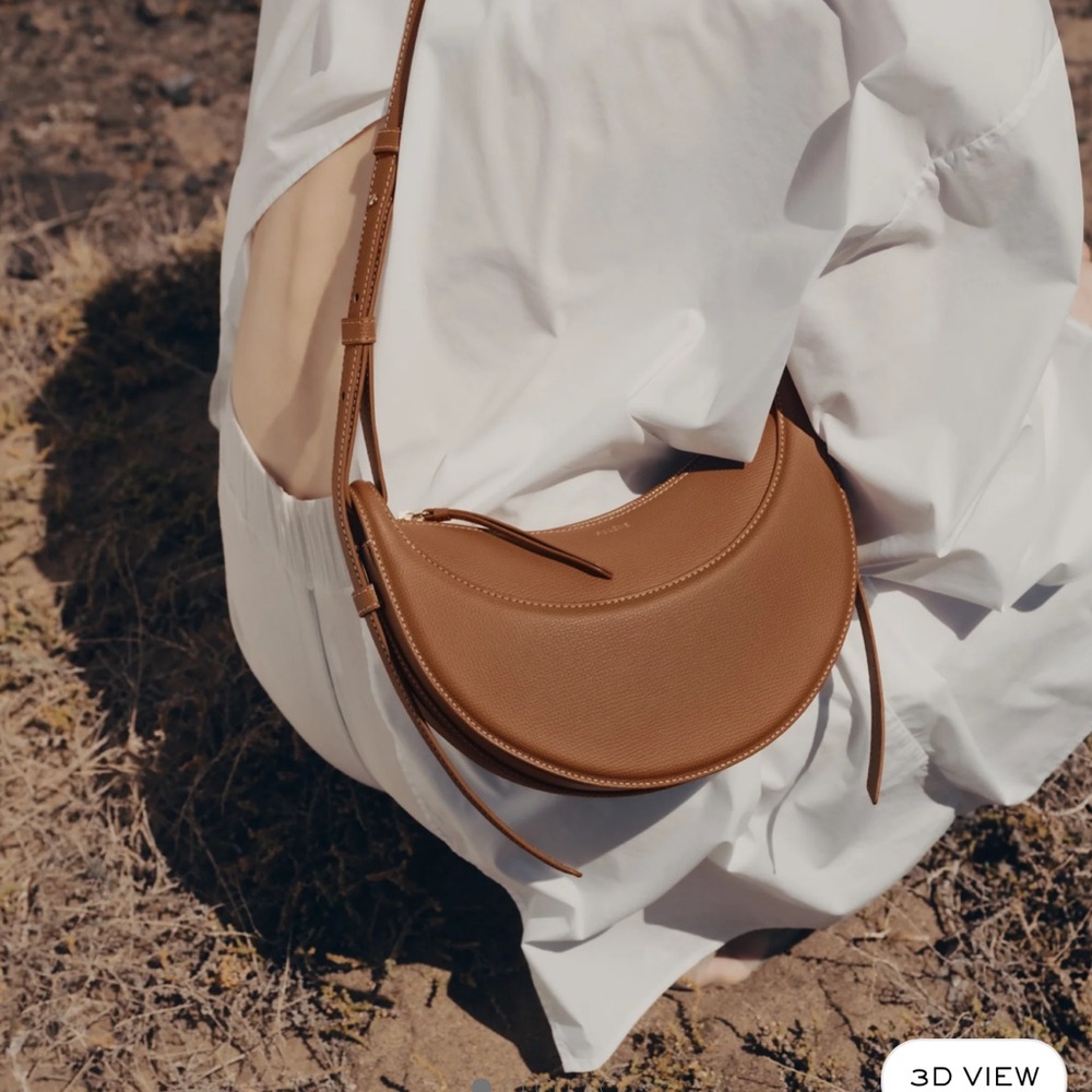 Polene numero dix Brown Crossbody shoulder Bag